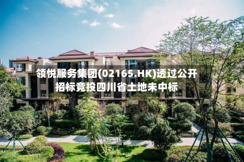 领悦服务集团(02165.HK)透过公开招标竞投四川省土地未中标-第2张图片