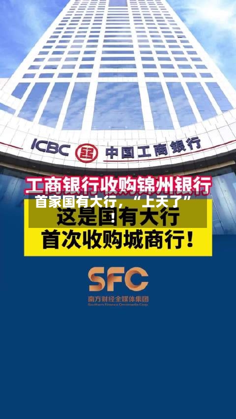 首家国有大行，“上天了”！