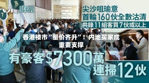 香港楼市“量价齐升”！内地买家成重要支撑