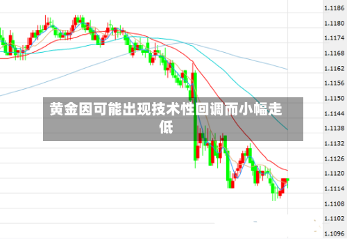 黄金因可能出现技术性回调而小幅走低