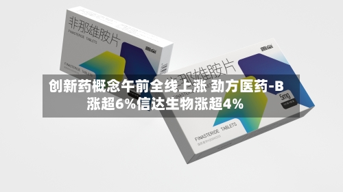 创新药概念午前全线上涨 劲方医药-B涨超6%信达生物涨超4%