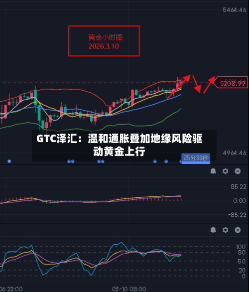 GTC泽汇：温和通胀叠加地缘风险驱动黄金上行
