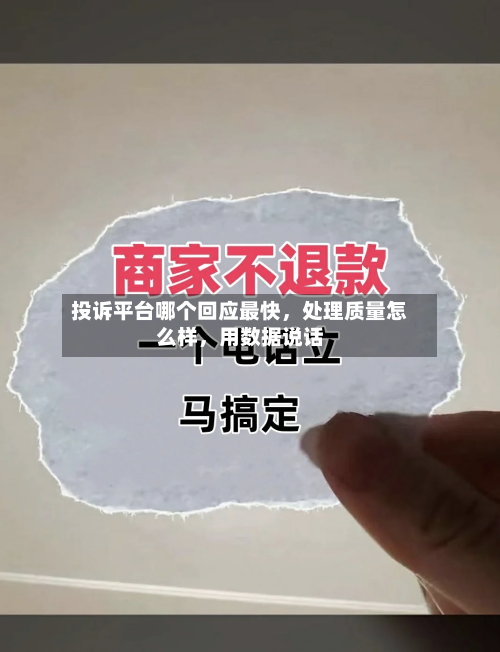 投诉平台哪个回应最快，处理质量怎么样，用数据说话