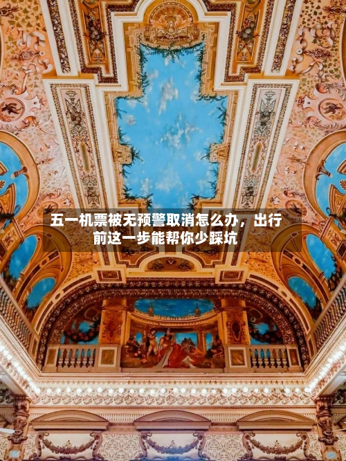 五一机票被无预警取消怎么办，出行前这一步能帮你少踩坑