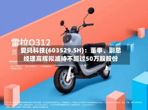 爱玛科技(603529.SH)：董事、副总经理高辉拟减持不超过50万股股份