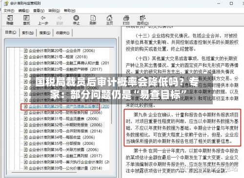 国税局裁员后审计概率会降低吗？专家：部分问题仍是“易查目标	”-第2张图片