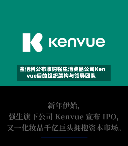 金佰利公布收购强生消费品公司Kenvue后的组织架构与领导团队