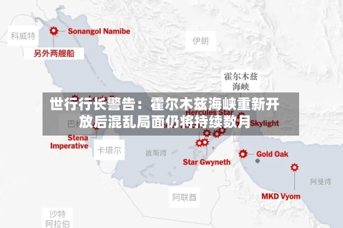 世行行长警告：霍尔木兹海峡重新开放后混乱局面仍将持续数月