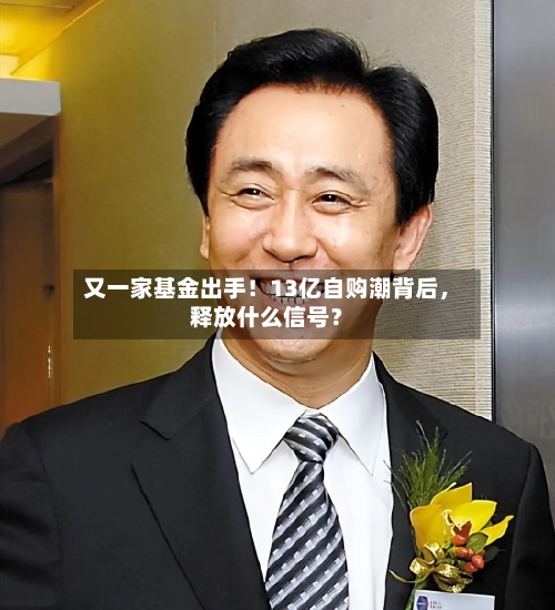 又一家基金出手！13亿自购潮背后	，释放什么信号？-第3张图片