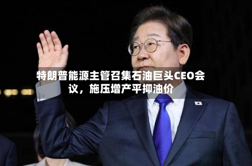 特朗普能源主管召集石油巨头CEO会议，施压增产平抑油价-第2张图片