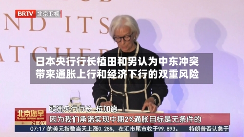 日本央行行长植田和男认为中东冲突带来通胀上行和经济下行的双重风险-第1张图片