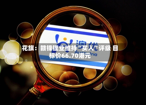 花旗：赣锋锂业维持“买入”评级 目标价66.70港元-第1张图片