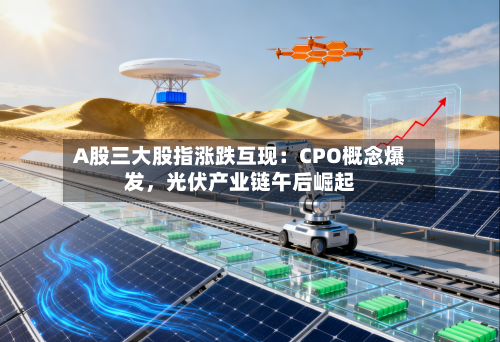 A股三大股指涨跌互现：CPO概念爆发，光伏产业链午后崛起-第1张图片