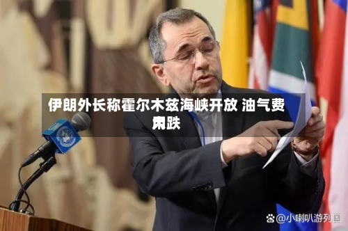 伊朗外长称霍尔木兹海峡开放 油气费用大跌-第2张图片