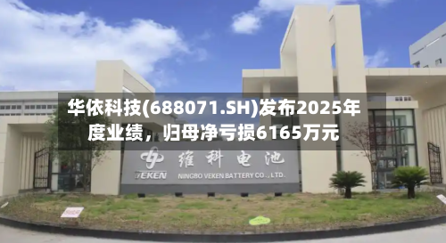 华依科技(688071.SH)发布2025年度业绩，归母净亏损6165万元-第1张图片