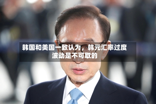 韩国和美国一致认为	，韩元汇率过度波动是不可取的-第2张图片