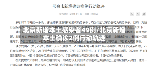 北京新增本土感染者49例/北京新增本土确诊2例行动轨迹-第2张图片