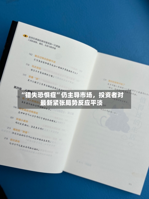 “错失恐惧症”仍主导市场，投资者对最新紧张局势反应平淡-第1张图片