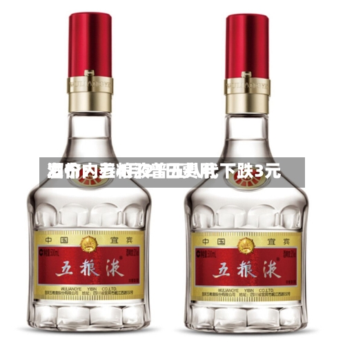 酒价内参4月21日费用发布：五粮液普五八代下跌3元-第3张图片