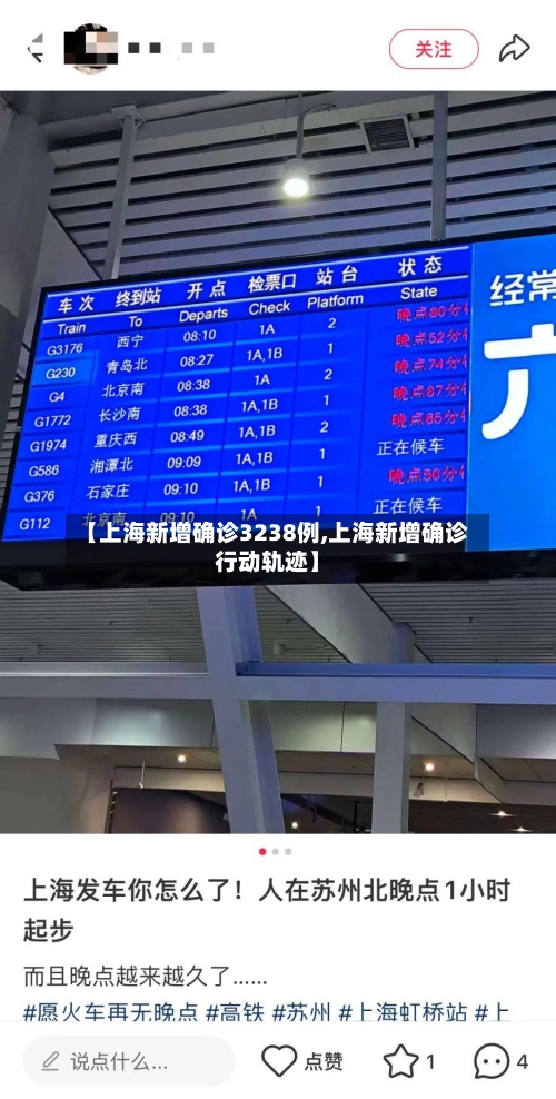 【上海新增确诊3238例,上海新增确诊行动轨迹】-第1张图片