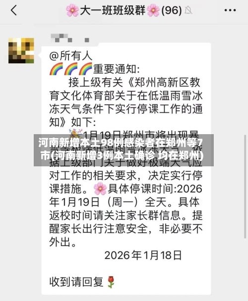 河南新增本土98例感染者在郑州等7市(河南新增3例本土确诊 均在郑州)-第2张图片