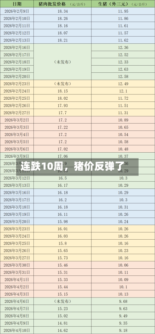 连跌10周，猪价反弹了-第2张图片
