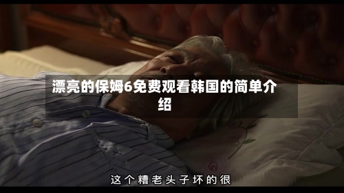 漂亮的保姆6免费观看韩国的简单介绍-第2张图片