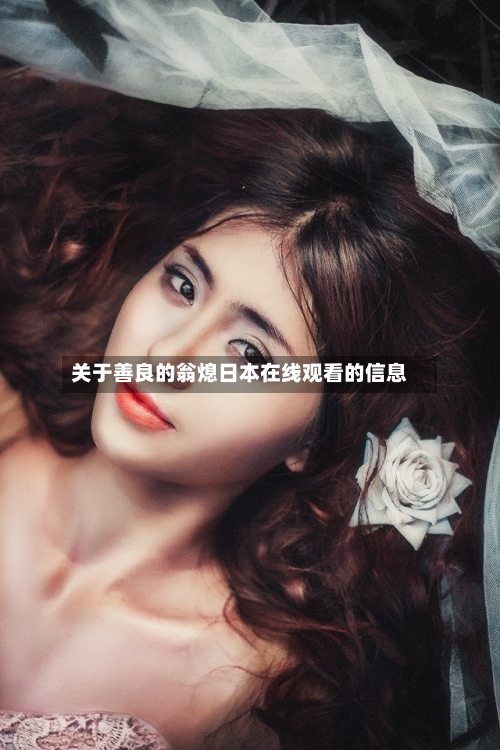 关于善良的翁熄日本在线观看的信息-第2张图片