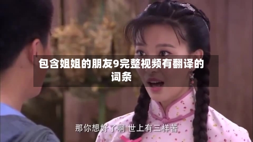 包含姐姐的朋友9完整视频有翻译的词条-第2张图片