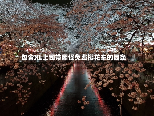 包含XL上司带翻译免费樱花车的词条-第1张图片