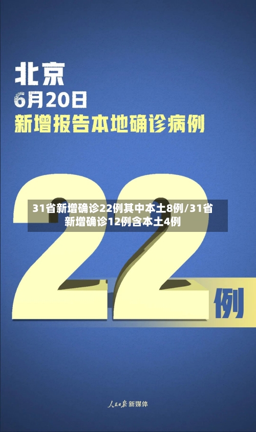 31省新增确诊22例其中本土8例/31省新增确诊12例含本土4例-第1张图片